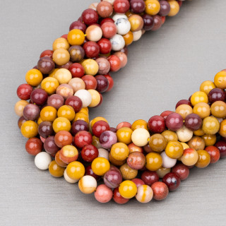 Smooth Round Mokaite 06mm