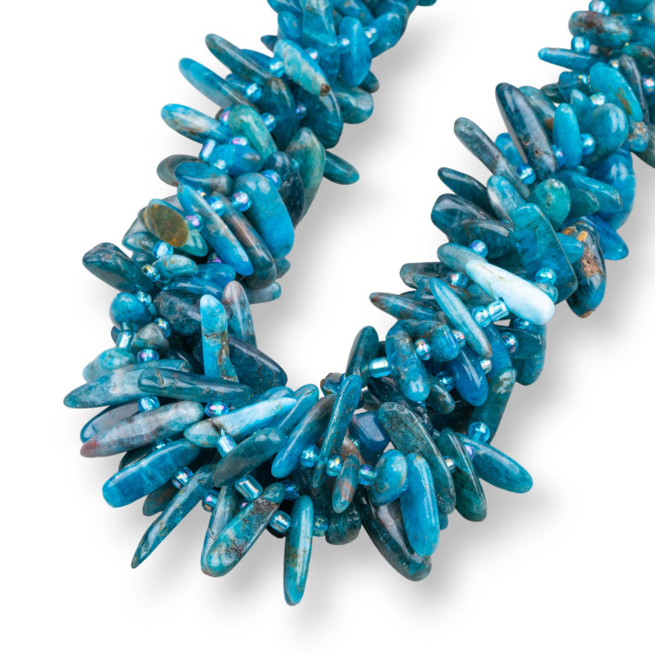 Apatit-Fransen, unregelmäßiger Stein, getrommelt, 8-20 mm