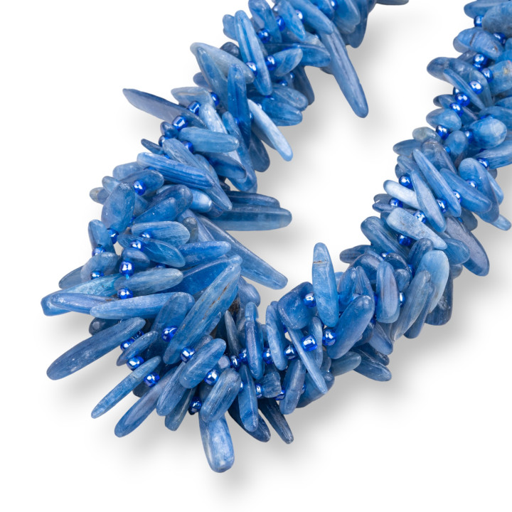 Piedra Irregular Con Flecos De Cianita Tumbled 8-20mm