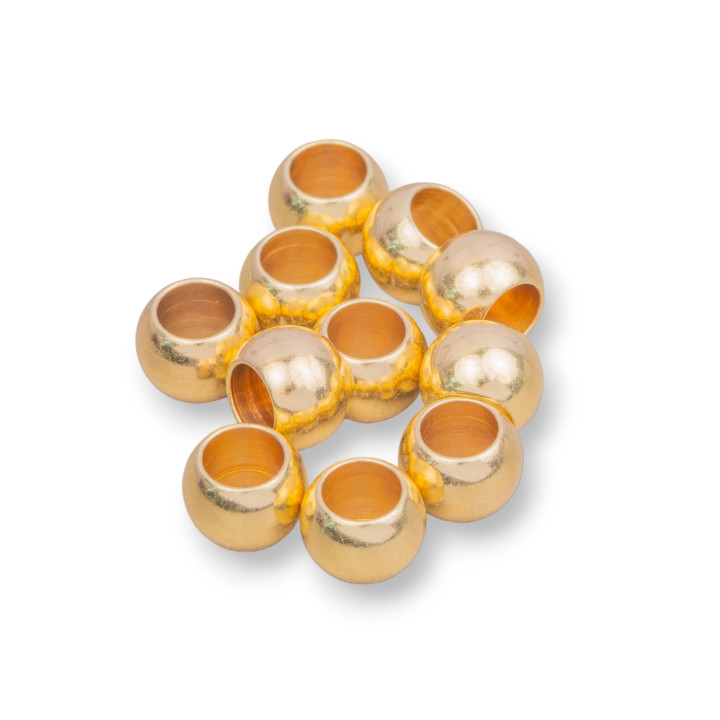 Heavy Steel Ball Spacer 8mm Loch 5mm 70St Golden