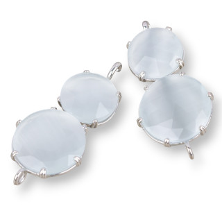 Ορειχάλκινος σύνδεσμος εξαρτημάτων με ενσωματωμένο μάτι γάτας 20x40 mm 6 τεμ.