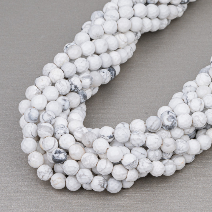 Faceted White Aulite 06mm