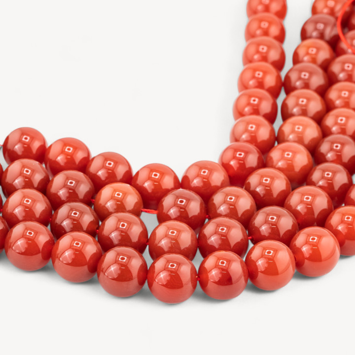 Red Carnelian Round Smooth 16mm