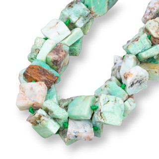 Chrysoprase Raw Flat Square 16-18mm