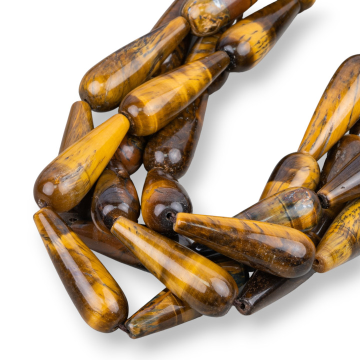 Gelbe Tigeraugentropfen 10x30mm