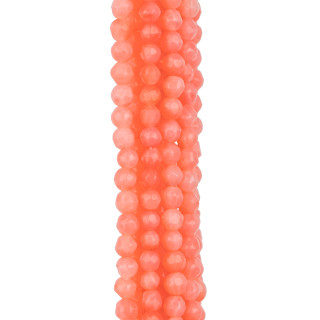 Coral Bambú Rosa Facetado 03mm