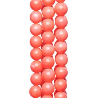 Bambou Rose Rond Lisse Corail 05mm