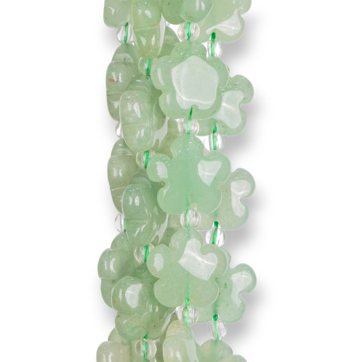 Grüner Aventurin Blumenteller 15mm