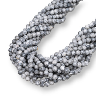 Ágata Fósil Facetada 04mm