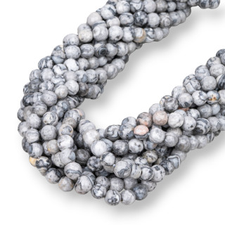 Ágata Fósil Facetada 06mm