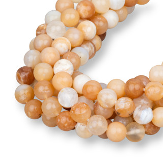 Yellow Opal Round Smooth 10mm