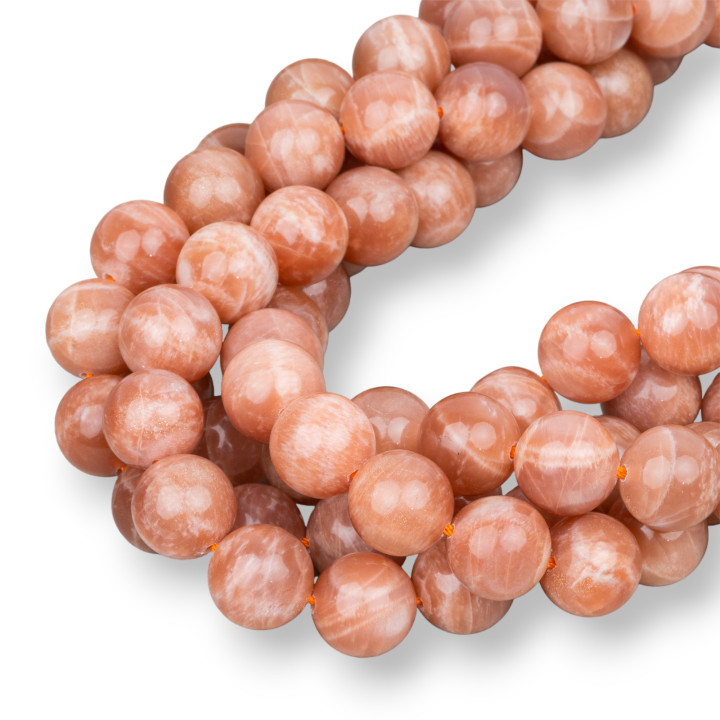 Smooth Round Pink Moonstone 16mm