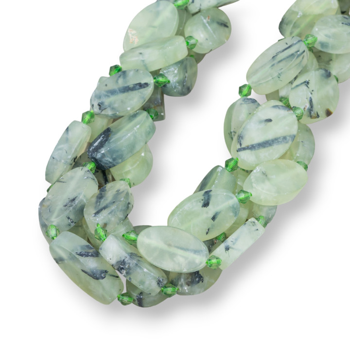 Assiette Satin Ovale Prenite (Matte) 10x18mm