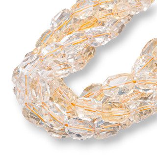 Citrine Quartz Faceted Stone 8-12x12-16mm