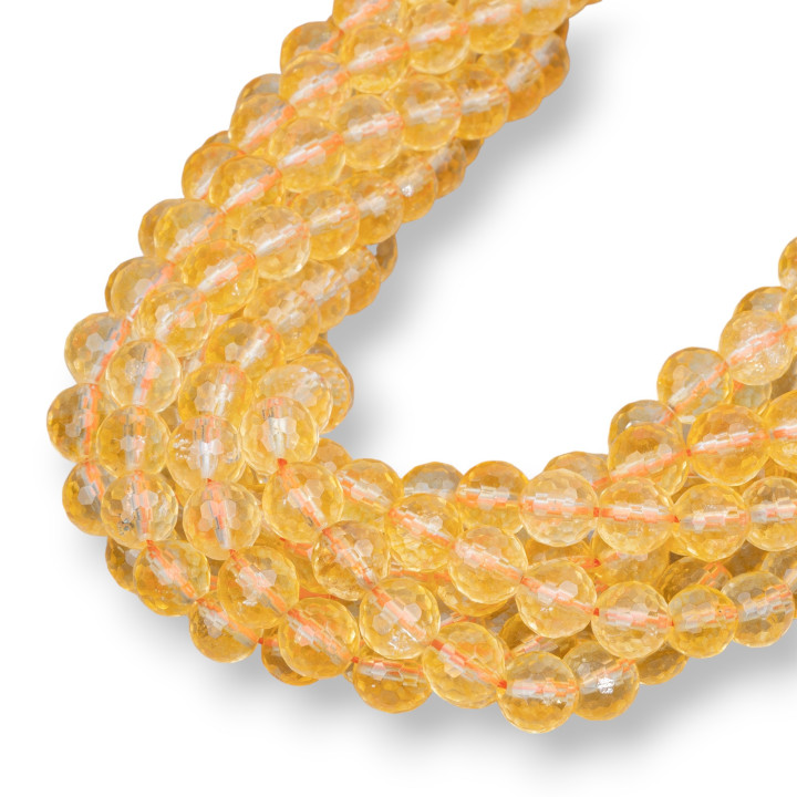Cuarzo Citrino Facetado 08mm