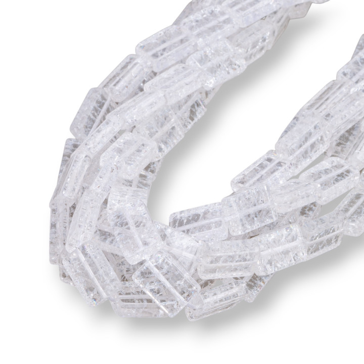 Cristallo di Rocca Crash Rettangolo 10x16mm