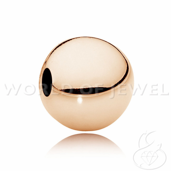 Distanziatore Palline Di Ottone Lucide  6mm 230pz Oro Rosa