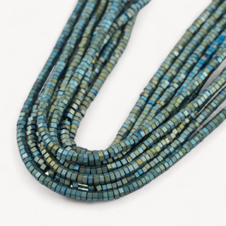 Ematite Verde Satinato Opaco (Matte) Disco Esagonale 2x1mm