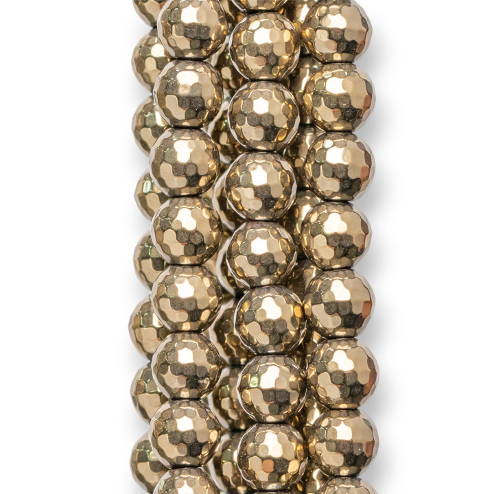 Αιματίτης Πυρίτης Faceted 06mm