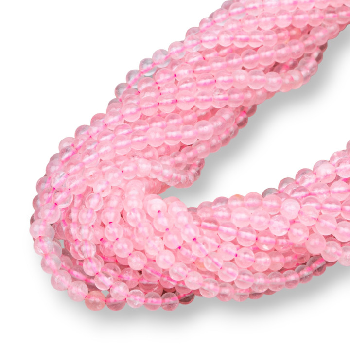 Round Smooth Rose Quartz 03mm