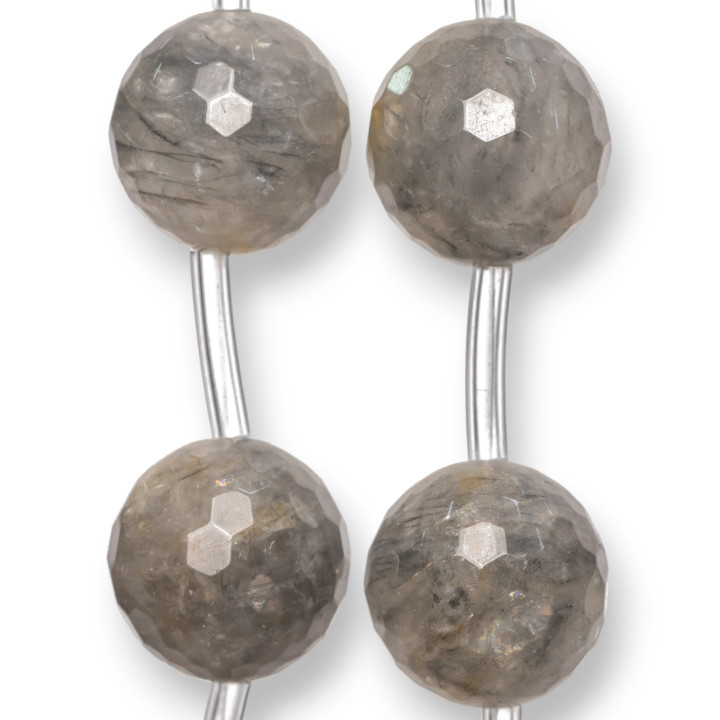 Quartz Gris Facette 25mm 8pcs Brut