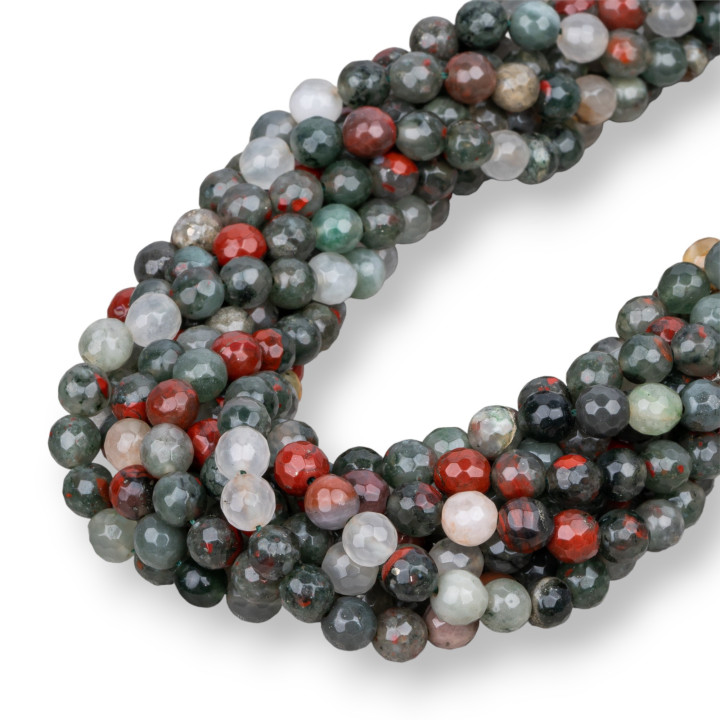 Bloody Jasper Blood Jasper Faceted 06mm