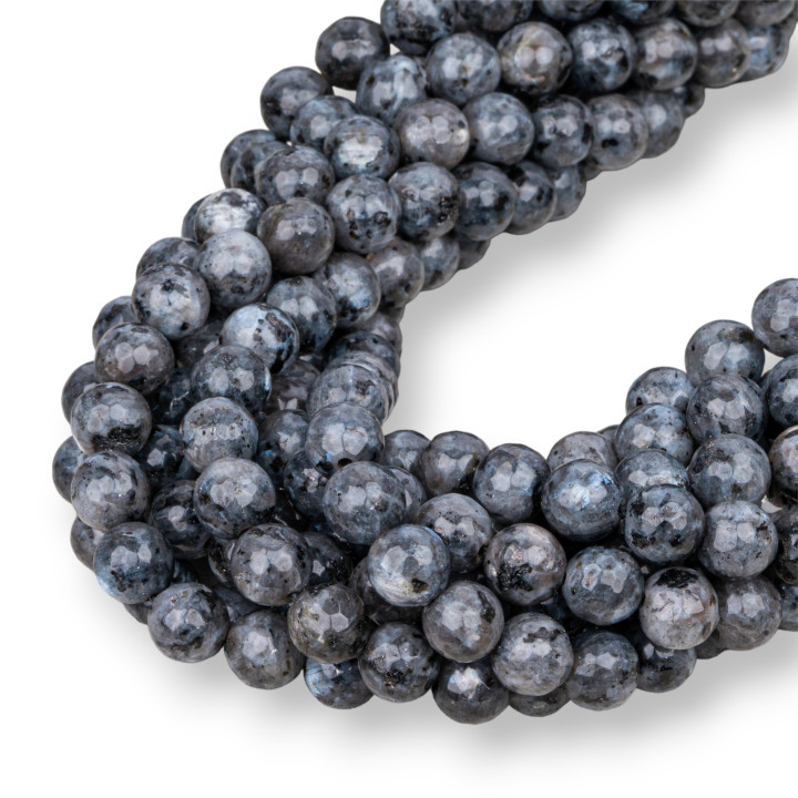 Labradorita Negra Larquita Facetada 08mm