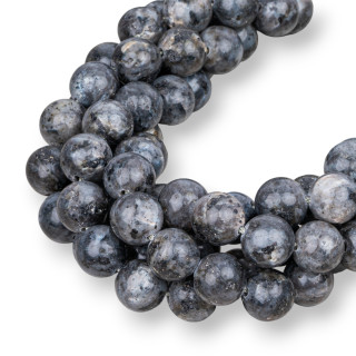 Black Labradorite Larichite Round Smooth 14mm