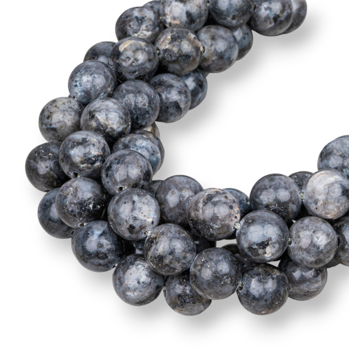 Black Labradorite Larichite Round Smooth 20mm