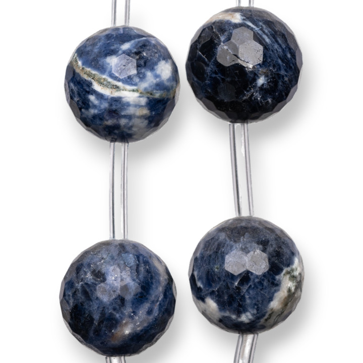 Sodalite Faceted 25mm 8pcs