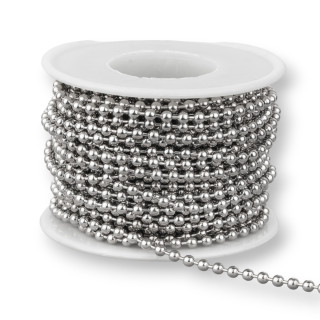 Boule de chaîne en acier 316L 4,0 mm 7 mètres