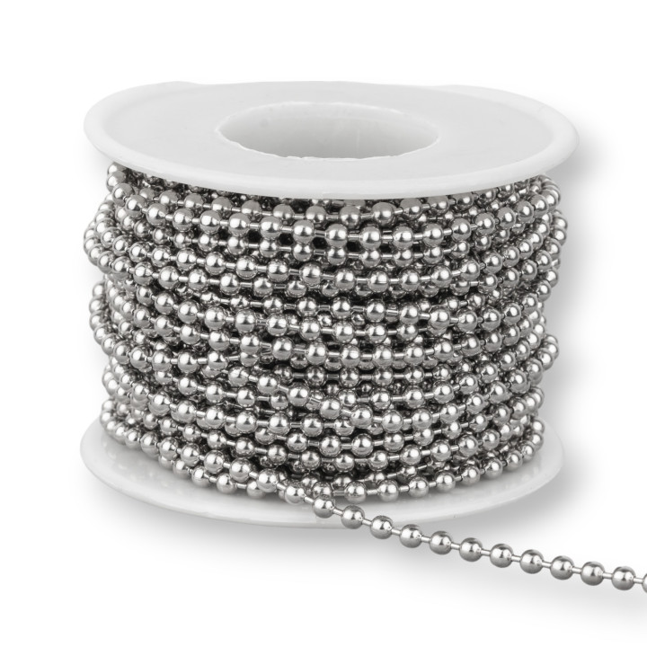 Boule de chaîne en acier 316L 4,0 mm 7 mètres