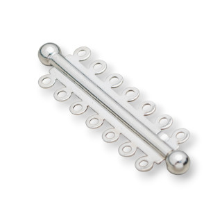 Multiwire Brass Clasp 7 Wires 18pcs