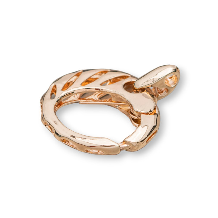 Cierre Hueco Broche Redondo Laton 20mm 24pzs Golden Light