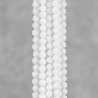 Λευκός Αχάτης Faceted Synt 03mm