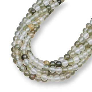 Aragonito Verde Redondo Liso 06mm