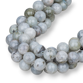 Labradorite Blanche Lisse Ronde 10mm