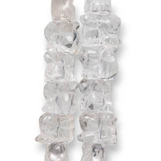 Rock Crystal Bunny 15x12mm