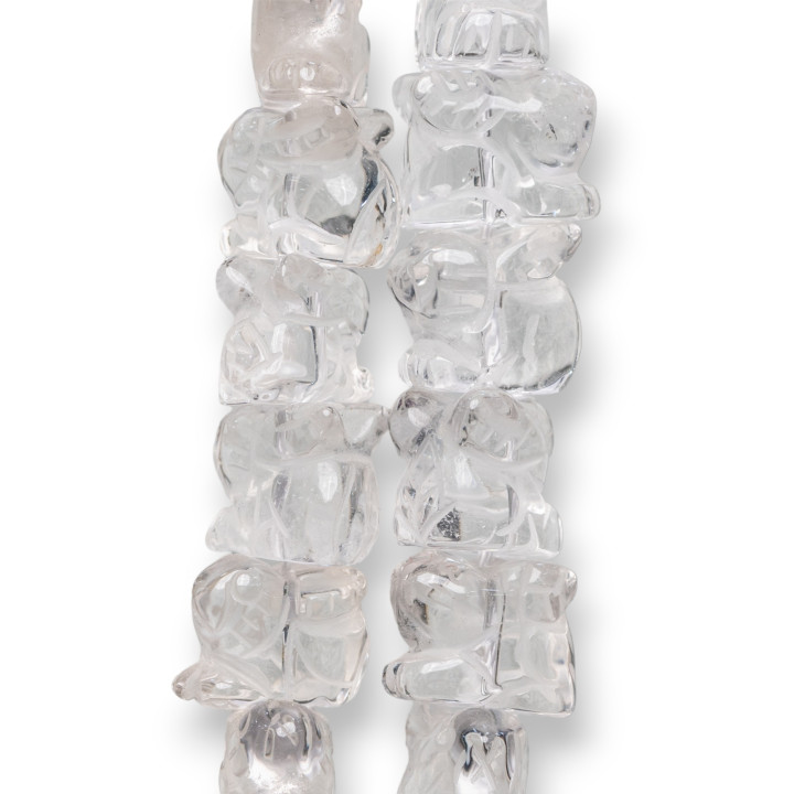 Conejo Cristal de Roca 15x12mm