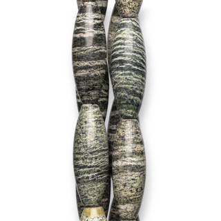 Jaspe Serpentine Riz Vert 13x40mm
