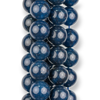 Glatte runde Saphir-Jade 16 mm