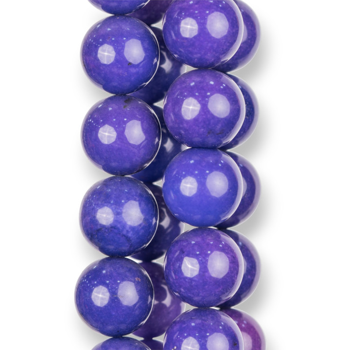 Jadeblauer Lapis glatt rund 20mm