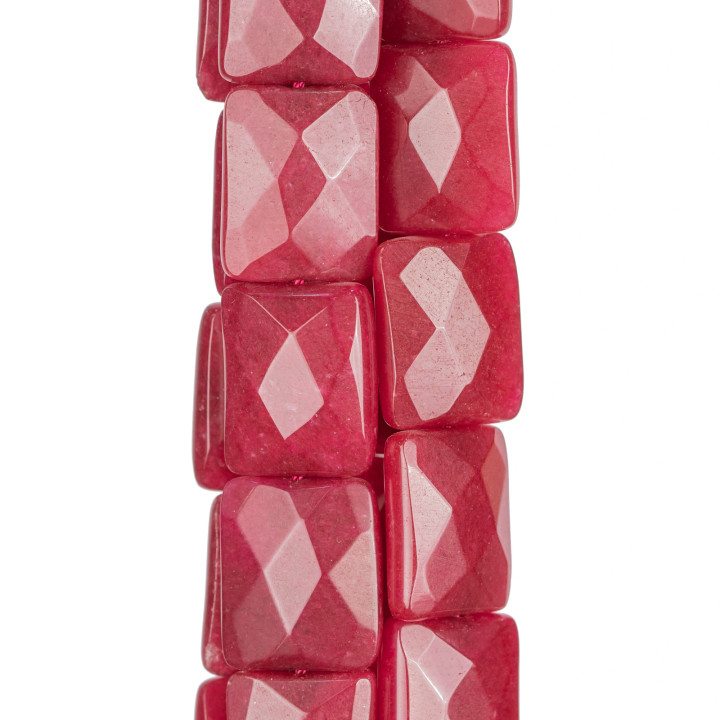 Rubellite Jade Επίπεδο Παραλληλόγραμμο 18x25mm