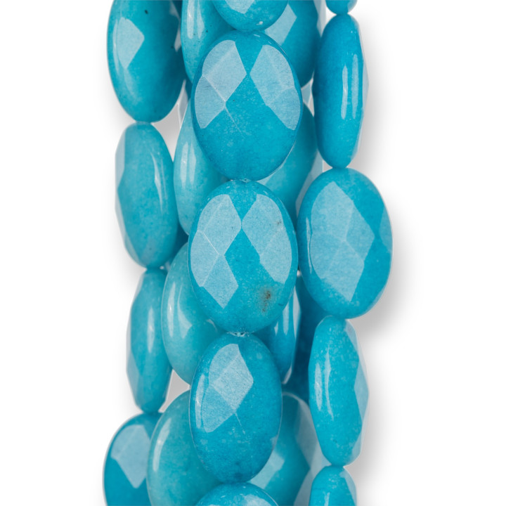 Plato Jade Celestial Oval Facetado 18x25mm