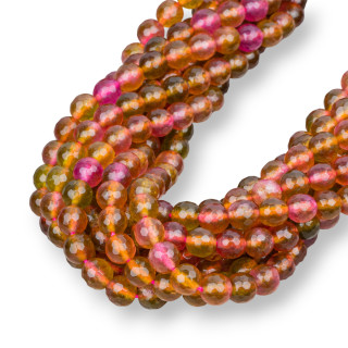 10 mm facettierte florale Jade