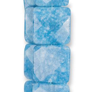 Angelit quadratisch facettiert flach 30 mm intensiv