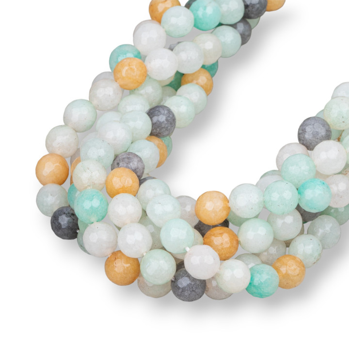 Aventurine Multicolore Facette 08mm