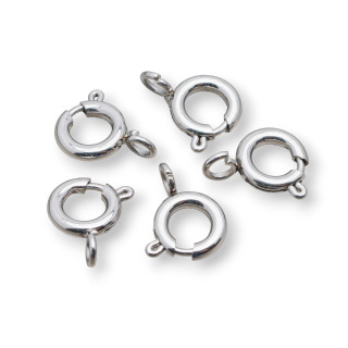 Fermoirs à ressort en acier 08mm 25pcs