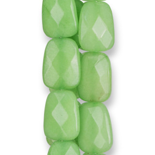 Πράσινο Jade Chrysoprase ακανόνιστο πιάτο 18x25mm