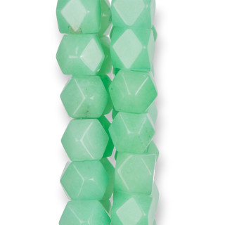 Πράσινο Jade Chrysoprase Faceted Stone 12x13mm